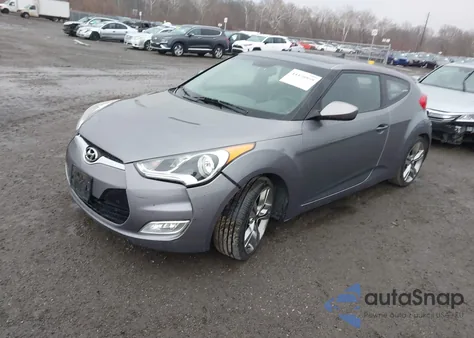 2012 Hyundai Veloster Base W/Black z USA, uszkodzony, nr VIN KMHTC6AD9CU064717